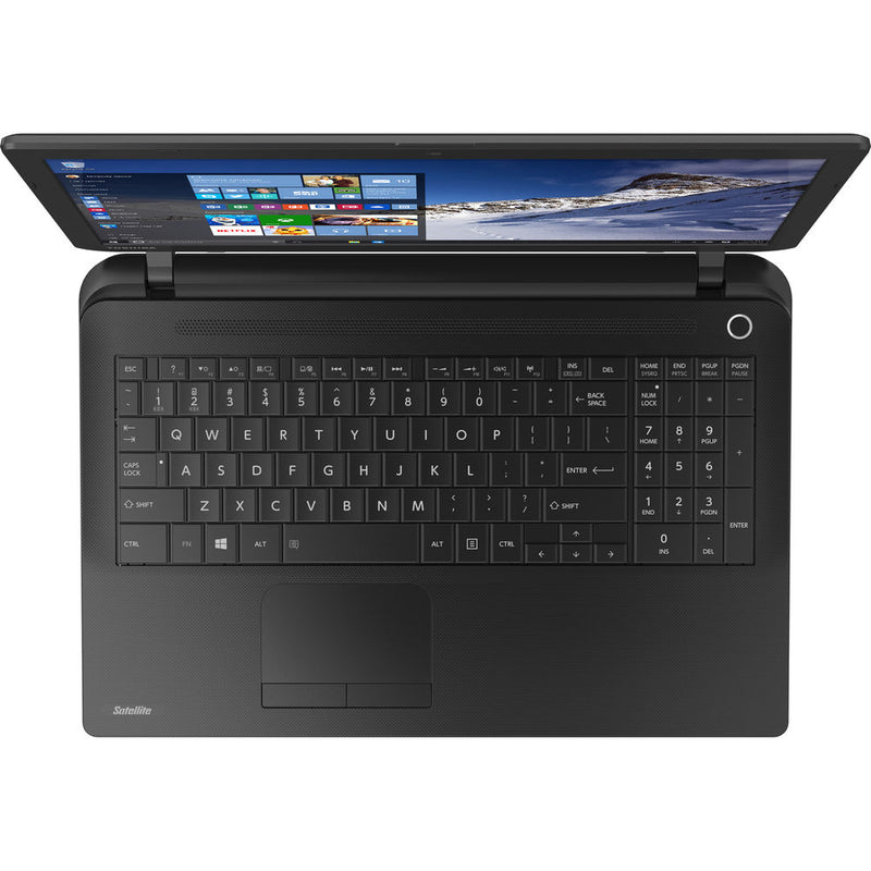 Toshiba Satellite C55 15.6" Laptop - Intel Core i3-4005U 1.7GHz, 6GB RAM, 240GB SSD, WebCam, Intel HD Graphics 4400, Windows 10 Professional - Coretek Computers