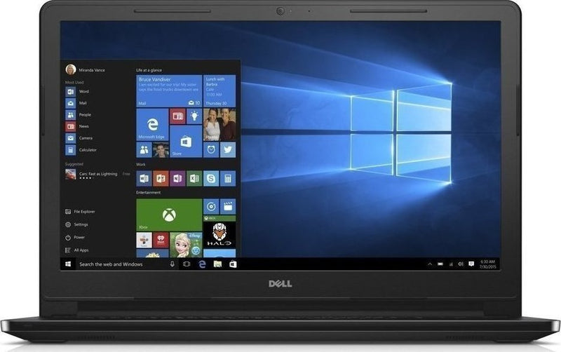 Dell Inspiron 3558 15.6-inch Laptop - 5th Gen Core I3-5005U, 8GB RAM, 240GB SSD, WebCam, Windows 10 Pro - Coretek Computers