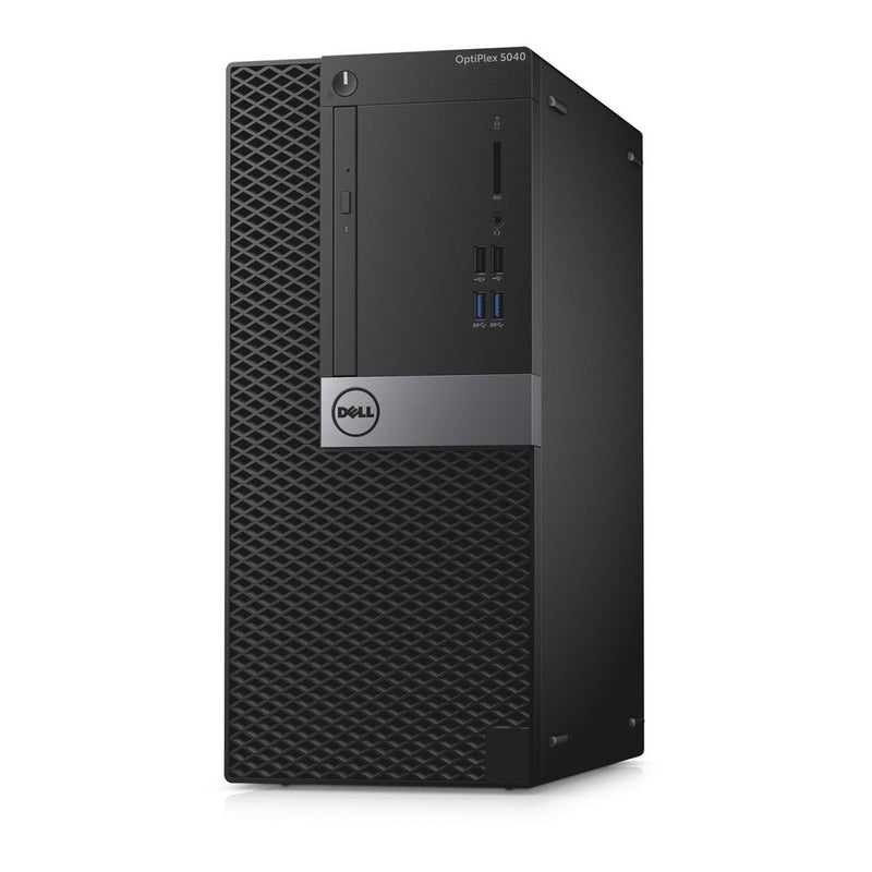 Dell OptiPlex 5040 MT Computer - 6th Gen Intel Core i5-6500 3.20GHz Quad, 8GB RAM, 240GB SSD, DVDRW, Windows 10 Pro, Keyboard & Mouse - Coretek Computers