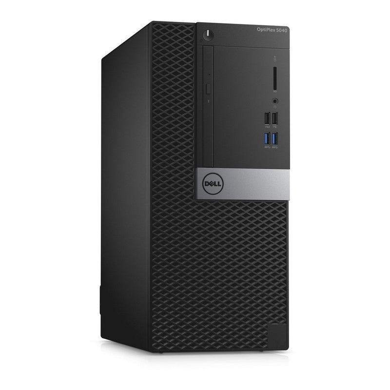 Dell OptiPlex 5040 MT Computer - 6th Gen Intel Core i5-6500 3.20GHz Quad, 8GB RAM, 240GB SSD, DVDRW, Windows 10 Pro, Keyboard & Mouse - Coretek Computers