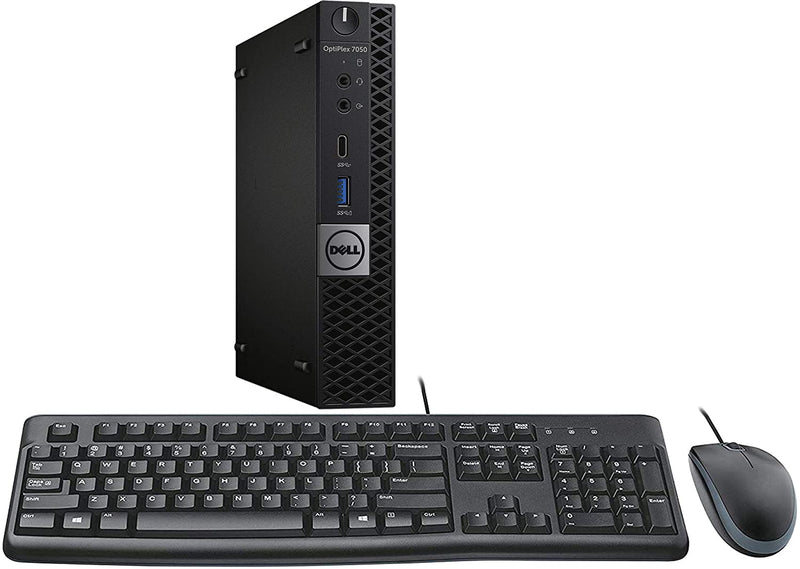 Dell Optiplex 7050 Micro Desktop - Intel Core i7-7700 Quad (upto 4.20GHz) 16GB RAM 512GB SSD Windows 10 Pro, Keyboard & Mouse - Coretek Computers