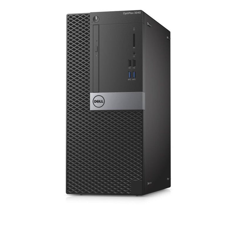 Dell OptiPlex 3040 Mini-Tower - 6th Gen Intel Core i5-6500 3.20GHz Quad Core Processor, 8GB Ram, 120GB SSD + 500GB HDD, WiFi, DVDRW, Windows 10 Pro, Keyboard-Mouse - Coretek Computers