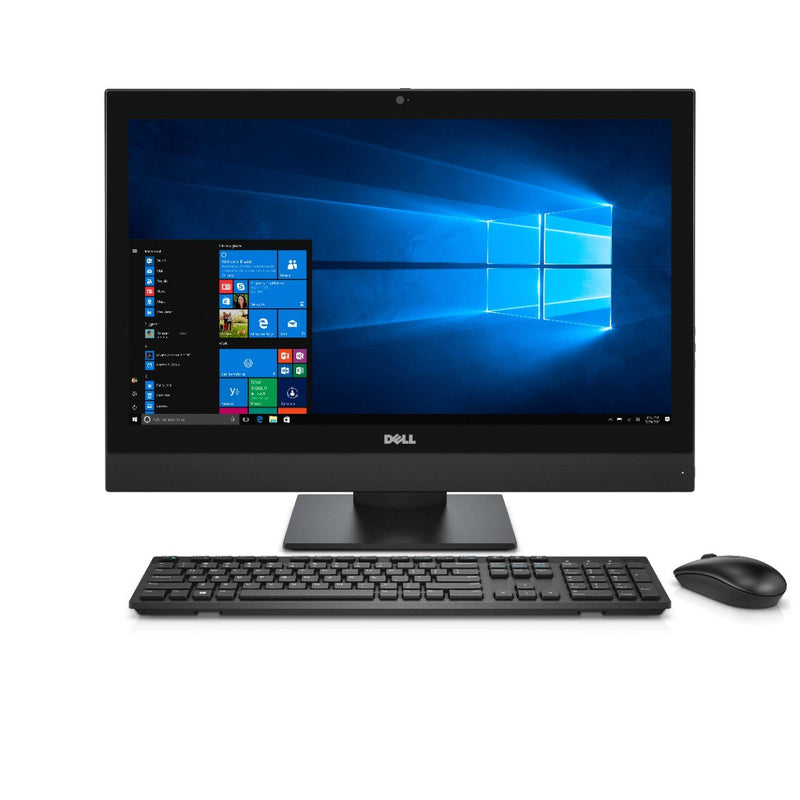 DELL All-in-One OptiPlex 7450 24" AIO Computer - 7th Gen Intel Core i5-7500 3.40GHz 8GB RAM 256GB SSD WiFi Windows 10 Pro USB Keyboard/Mouse - Coretek Computers