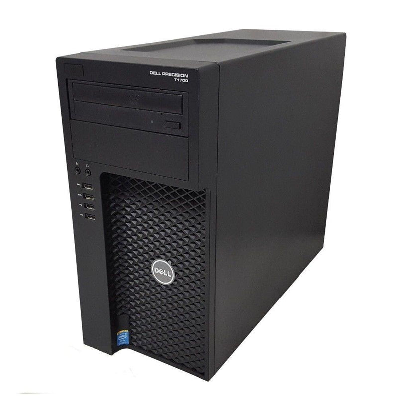 Dell Precision T1700 WorkStation - Intel Core i5-4570 Quad, 8GB Ram, NEW 240GB SSD, WIFI, DVDRW, Windows 10 Pro 64 bit, Keyboard/Mouse - Coretek Computers