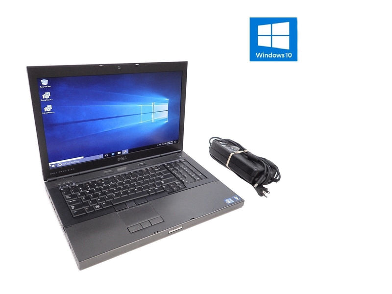 Dell Precision M6600 17.3" Mobile Workstation, Intel Core i7-2760QM 2.4GHz Quad Core Processor, 16GB Memory, 256GB SSD + 750GB Hard Drive, Intel HD 1920x1080, Windows 10 Professional 64 Bit - Coretek Computers