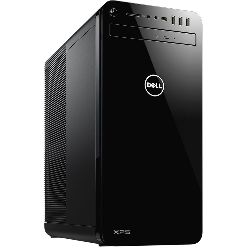 Dell XPS 8930 MT Computer - Intel 6-Core i7-8700 (up to 4.60 GHz), 16GB RAM, 480GB SSD + 1TB HDD, NVIDIA GeForce GTX 1050 Ti 4GB, DisplayPort, HDMI, DVI, Card Reader, Wi-Fi, Bluetooth, Windows 10 Pro - Coretek Computers