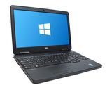 DELL Latitude E5540 15.6" Touch Screen Business Laptop - 4th Gen Intel Core i5-4300U 1.90 GHz (turbo up to 2.90 GHz), 8 GB Memory, 320 GB HDD, WebCam, Windows 10 Pro 64-Bit - Grade B - Coretek Computers