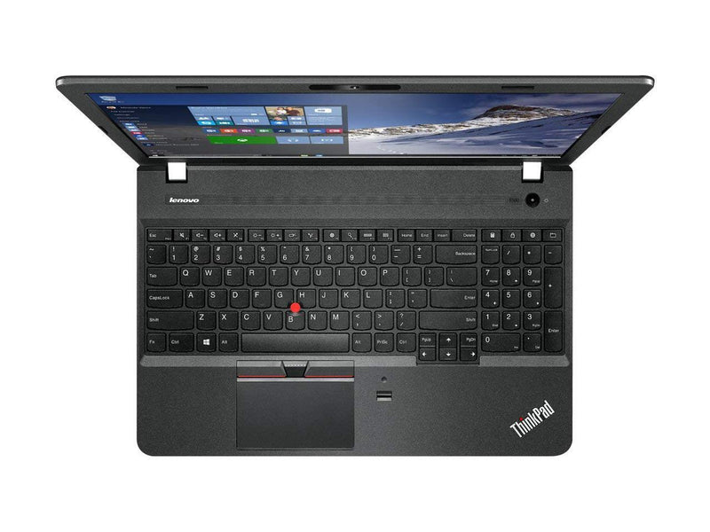 Lenovo ThinkPad E560 15.6" HD Laptop - Intel Core I5-6200U (upto 2.80 GHz), 16GB RAM, 256GB SSD, WebCam, DVDRW, Windows 10 Pro 64 bit