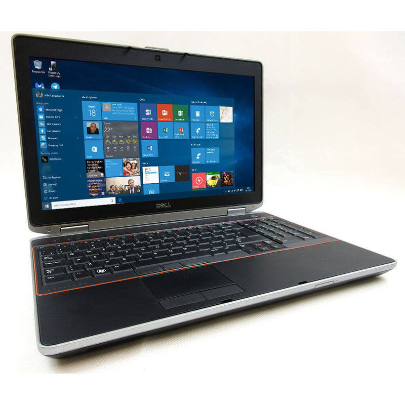 DELL Grade A E6520 15.6" Laptop - Intel Core i3-2330M 2.20GHz 8GB RAM 128GB SSD Windows 10 Pro 64-Bit - Coretek Computers