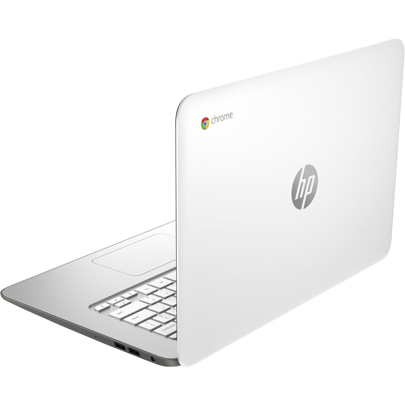 HP Chromebook 14" LED "Snow White" Laptop - Intel Celeron Dual Core 1.40GHz, 4GB Mem, 16GB SSD, WiFi, WebCam, Chrome OS - Coretek Computers