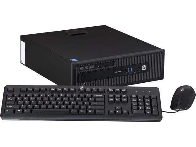 HP EliteDesk 800 G1 SFF - 4th Gen Intel Core i5-4570 Quad, 8GB RAM, 120GB  SSD, DVDRW, Win 10 Pro, Keyboard & Mouse