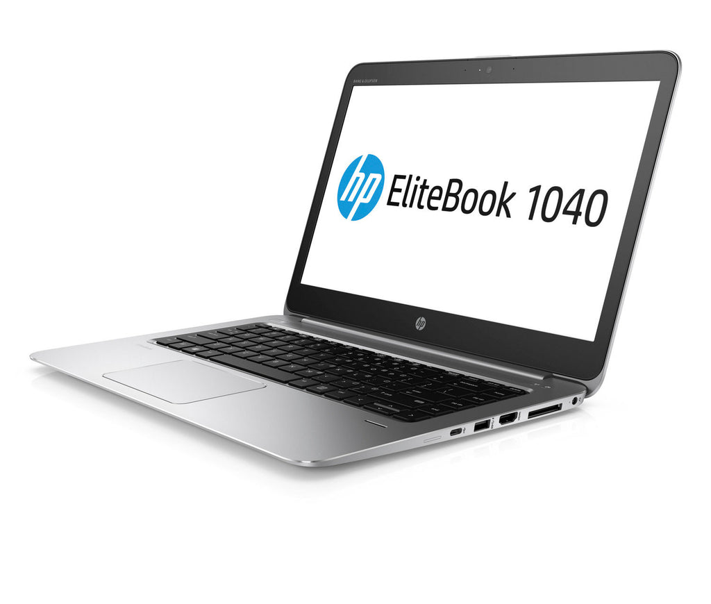 HP Folio 1040 G3 14" Business Laptop - 6th Gen Intel Core i7-6500U 2.5GHz 256GB SSD 8GB DDR4 Webcam Windows 10 Pro - Coretek Computers