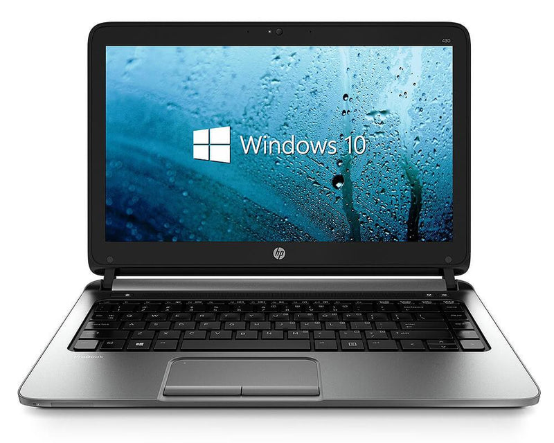HP ProBook 430 G1 13.3" Laptop - Intel Core i3-4010U 8GB RAM 128GB SSD WebCam Windows 10 Pro - Coretek Computers