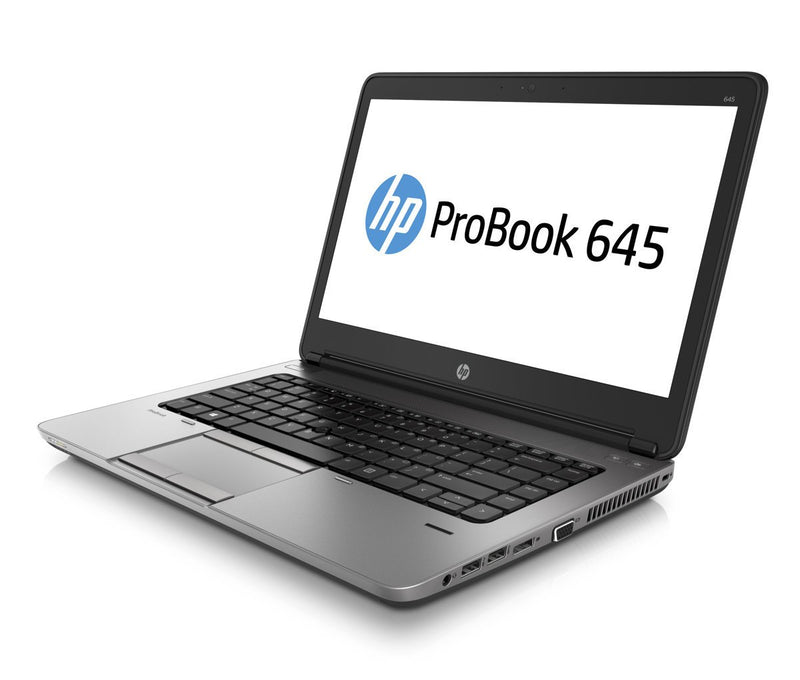 HP ProBook 645 G1 Laptop - AMD A4-4300M 2.5GGHz, 8GB RAM, 120GB SSD, 14.1", WiFi, VGA, Win 10 Pro - Coretek Computers