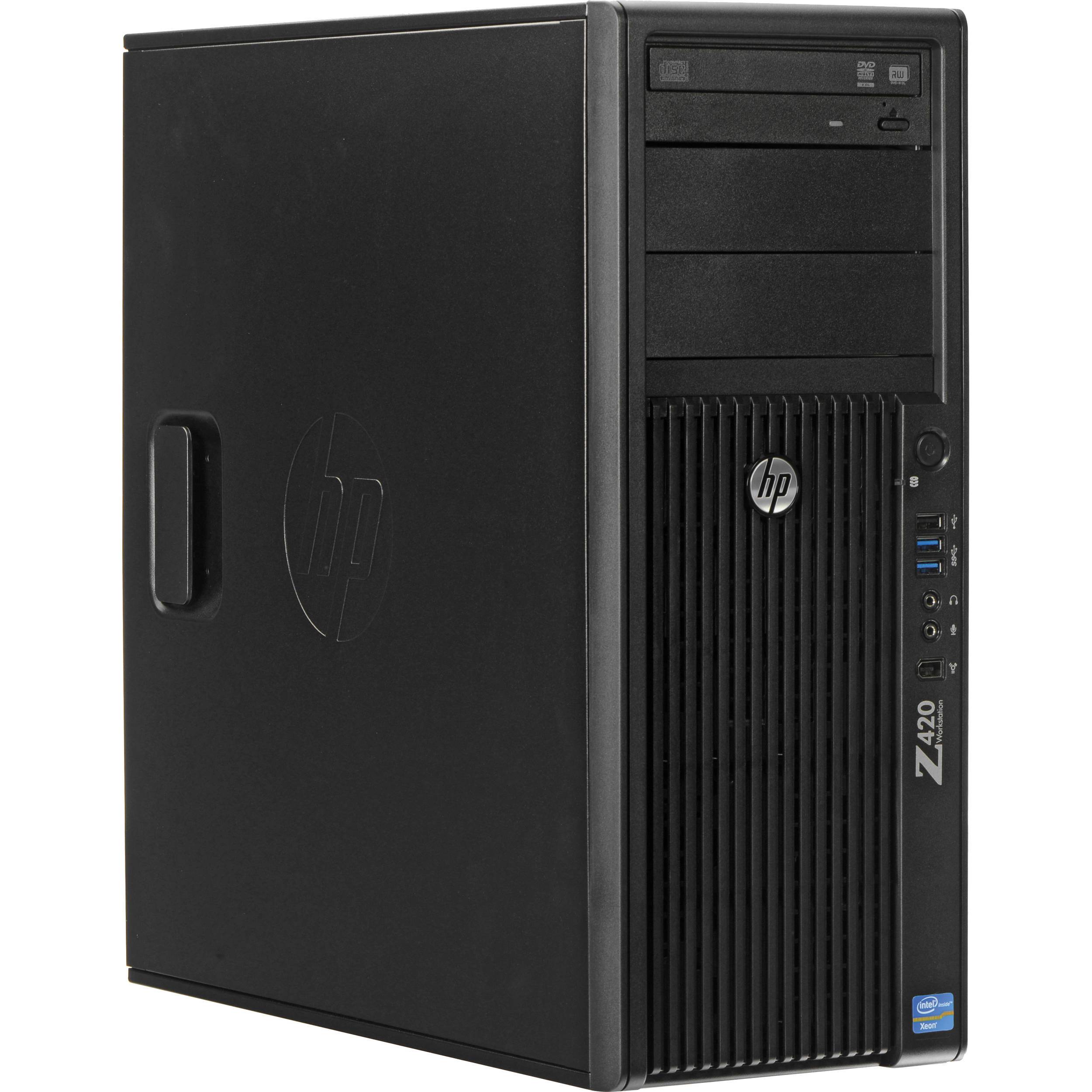 HP Z420 Workstation - Xeon E5-1607 3GHz 16GB RAM Win 10 Pro 