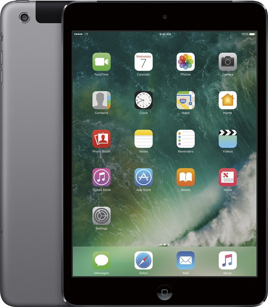 Apple iPad mini 2 (Wi-Fi/Cellular) AT&T LTE Unlocked - Space Gray A1490  MF066LL/A