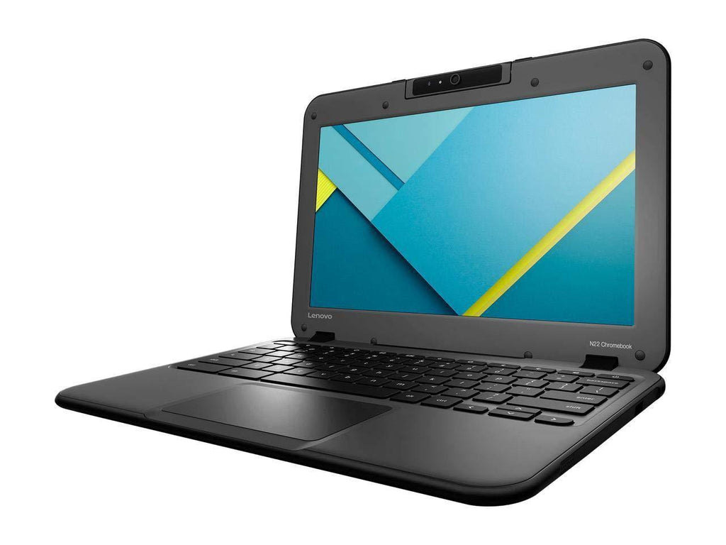 Lenovo N22 Chromebook 11.6" Laptop - Intel N3050 1.60GHz, 4GB RAM, 16GB SSD, WebCam, 802.11ac+BT 4, ChromeOS - Coretek Computers