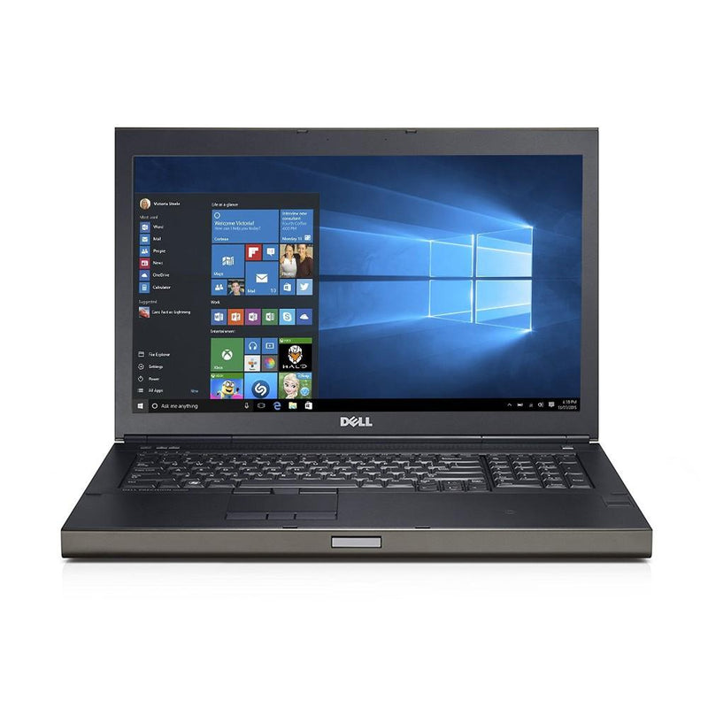 Dell Precision M6800 17" Mobile Workstation - Intel Core i7-4930MX Quad Core Extreme upto 3.9GHz, 32GB RAM, 256GB SSD + 1TB HD, WebCam, Nvidia K4100M 4GB GDDR5 Video, 1920x1080 Res, Win 10 Pro - Coretek Computers