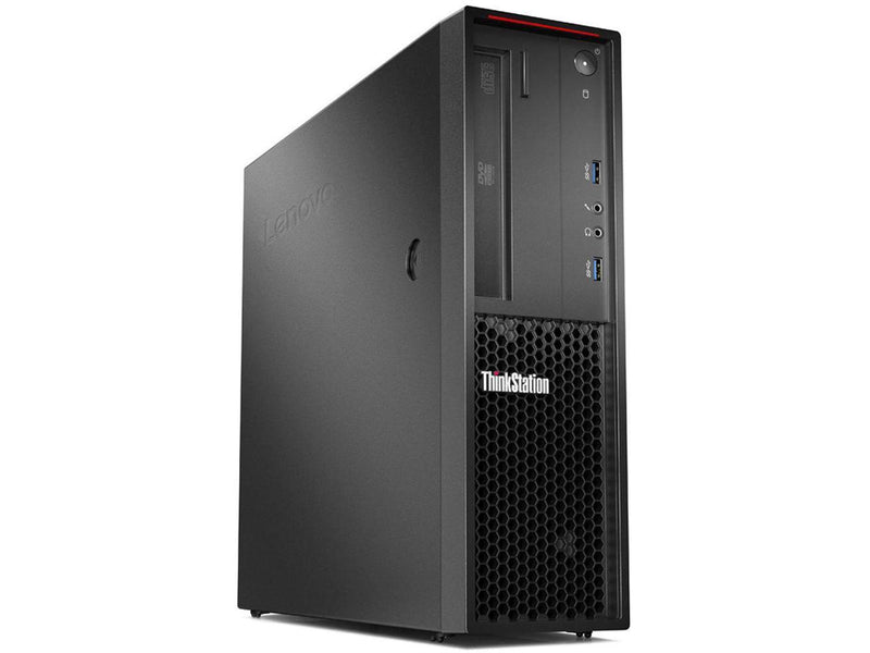 Lenovo ThinkStation P320 DT Workstation - Intel Xeon E3-1225 V6 Quad Core 16GB RAM 512GB SSD nVidia P600 DVDRW Win 10 Pro Keyboard & Mouse