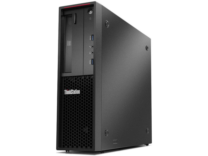 Lenovo ThinkStation P320 DT Workstation - Intel Xeon E3-1225 V6 Quad Core 16GB RAM 512GB SSD nVidia P600 DVDRW Win 10 Pro Keyboard & Mouse