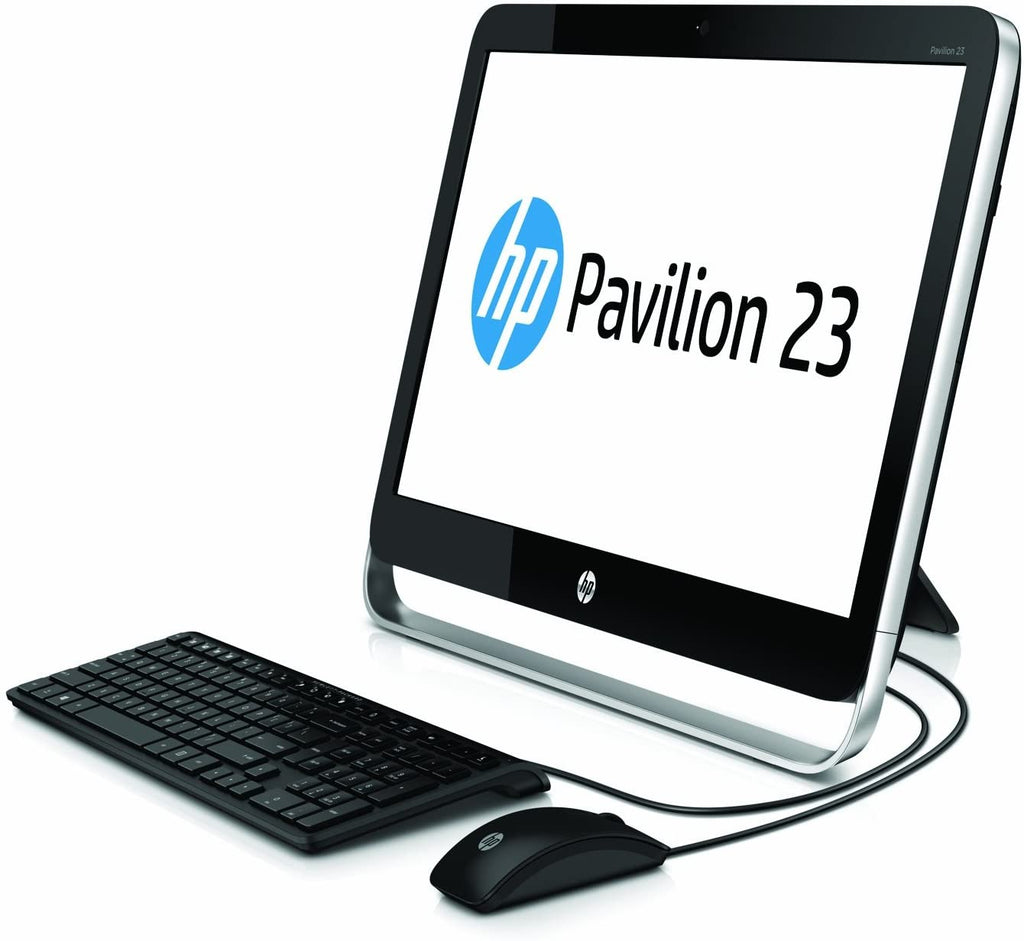 HP Pavilion 23" FHD 1920x1080 AIO Computer - AMD E2-380 APU, 8GB RAM, DVDRW, AMD Radeon HD 8280 graphics, WiFi, Win 10 PRO, Keyboard & Mouse - Coretek Computers