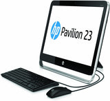 HP Pavilion 23" FHD 1920x1080 AIO Computer - Intel Pentium G3220T 2.6GHz, 8GB RAM, DVDRW, WiFi, Win 10 PRO, Keyboard & Mouse - Coretek Computers