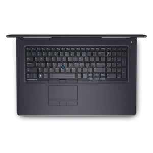 Dell Precision 7710 17.3" UltraSharp FHD IPS Laptop - Intel Xeon E3-1535M v5 (upto 3.80GHz), 64GB DDR4, 512GB SSD + 2TB HDD, Nvidia Quadro M3000 4GB, WebCam, 802.11ac+BT, Thunderbolt 3, Windows 10 Pro