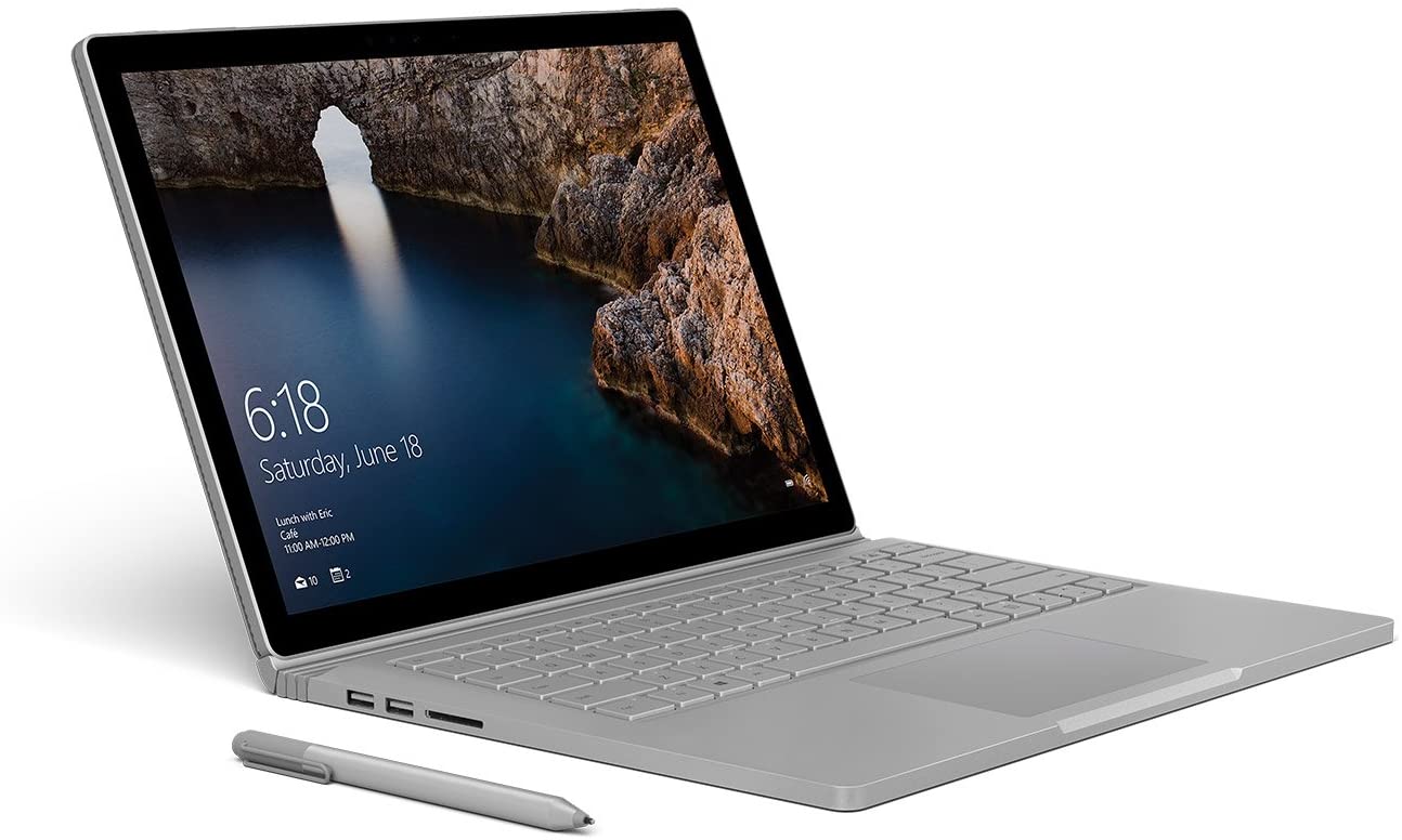 Microsoft Surface Book 1703 w Pen - Core i7-6650U 16GB RAM 512GB SSD