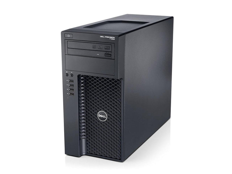 Dell Precision T1650 Workstation - Intel Xeon E3-1240 v2 3.4Ghz Quad, 8GB RAM, 120GB SSD + 500GB HDD, DVD-RW, Win 10 Pro, Keyboard/Mouse - Coretek Computers
