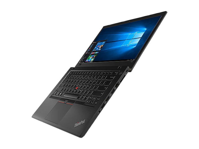 Lenovo ThinkPad T480 20L5000UUS 14" LCD Notebook - Intel Core i7 (8th Gen) i7-8550U Quad-core (4 Core) 1.80 GHz - 8 GB DDR4 SDRAM - 256 GB SSD - Windows 10 Pro 64-bit - 1920 x 1080 - In-plane Switching (IPS) Technology - Black - Coretek Computers