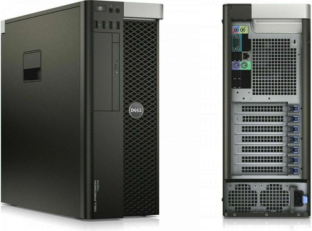 Dell Precision T5610 Workstation 2x E5-2630 v2 2.6GHz 12-Cores 64GB RAM 480GB SSD+3TB HDD Quadro K5000 Win 10 Pro - Coretek Computers