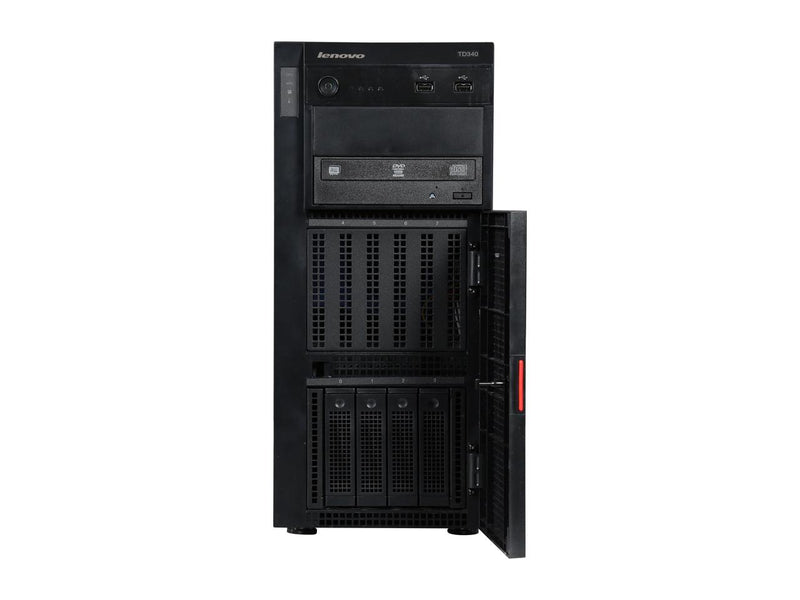 Lenovo ThinkServer TD340 Tower Server - 2x Intel Xeon E5-2407 v2 Processors, 500GB HDD, Ubuntu Linux 20.04