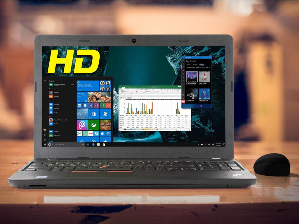 Lenovo ThinkPad E570 15.6" FHD Laptop - Intel Core i5-6200U 8GB RAM 256GB SSD WebCam Win 10 Pro