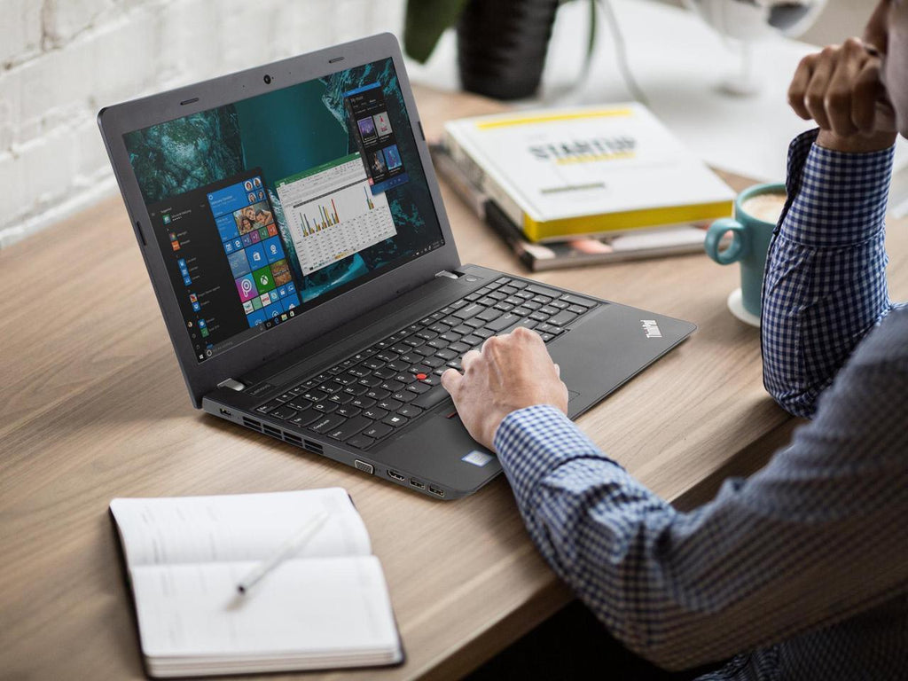 Lenovo ThinkPad E570 15.6" FHD Notebook Intel Core i5-7200U 8GB RAM 256GB SSD WebCam Win 10 Pro