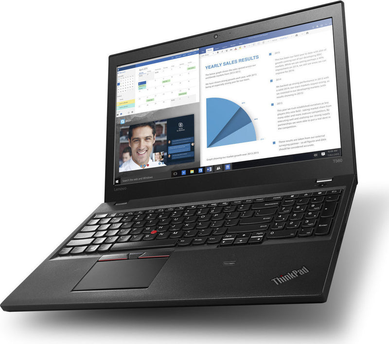 Lenovo ThinkPad T560 FHD Laptop Intel Core i5-6200U 8GB RAM 240GB SSD WebCam Win 10 Pro