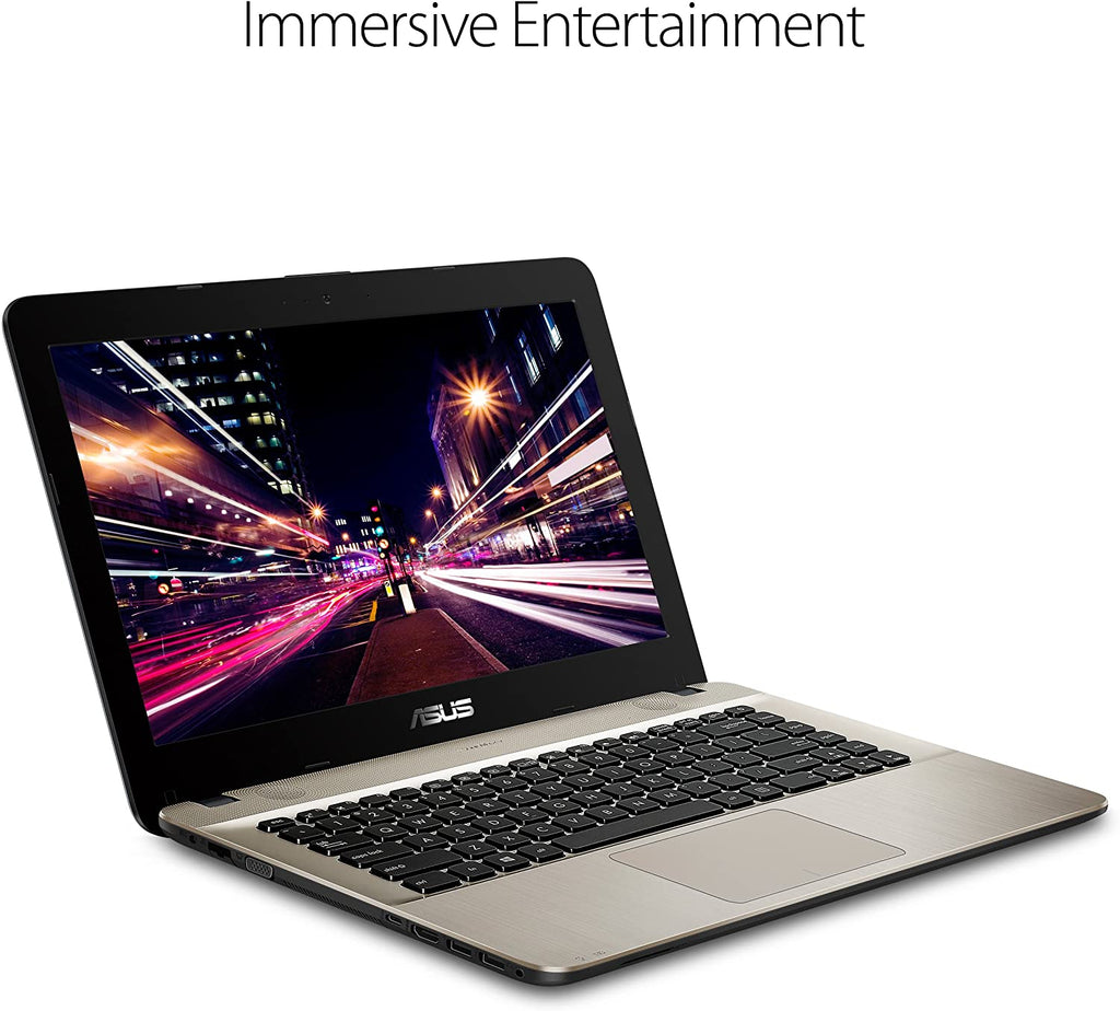 ASUS VivoBook F441 Laptop - AMD A9-9425 Processor (Upto to 3.70Ghz), Radeon R5 Graphics, 8GB DDR4, 256GB SSD, 14” FHD display, WebCam, Windows 10 pro