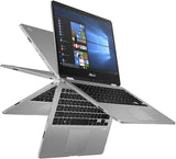 ASUS VivoBook Flip J401MA 14" 2-in-1 FHD Touch 1920x1080 Laptop - Intel Celeron N4000 1.1GHz 4GB LPDDR4 64GB eMMC WebCam Windows 10 Pro