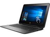 HP x360 G1 Touchscreen 2-in-1 Flip Design Laptop - Intel N3350 4GB RAM 64GB SSD WebCam 11.6" 1366X768 Windows 10 Pro