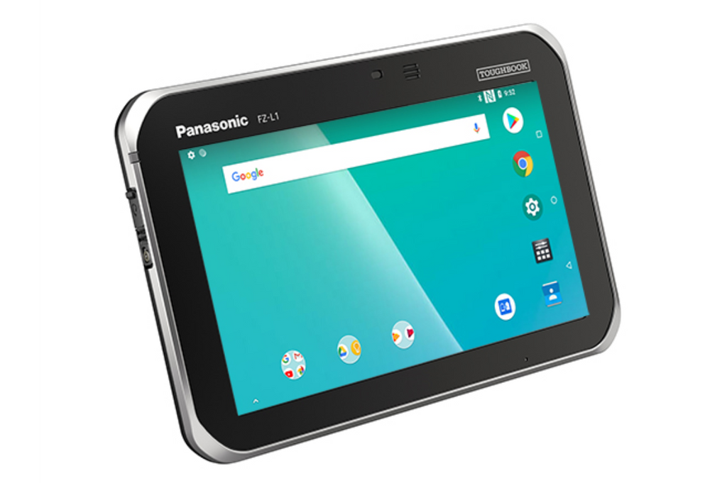Panasonic FZ-L1 ToughPad Business Tablet – 7" HD Gloved Multi Touch, 8GB / 2GB, WiFi, BT, 4G LTE AT&T/Verizon, NFC, Camera, SE4710 2D Barcode Scanner