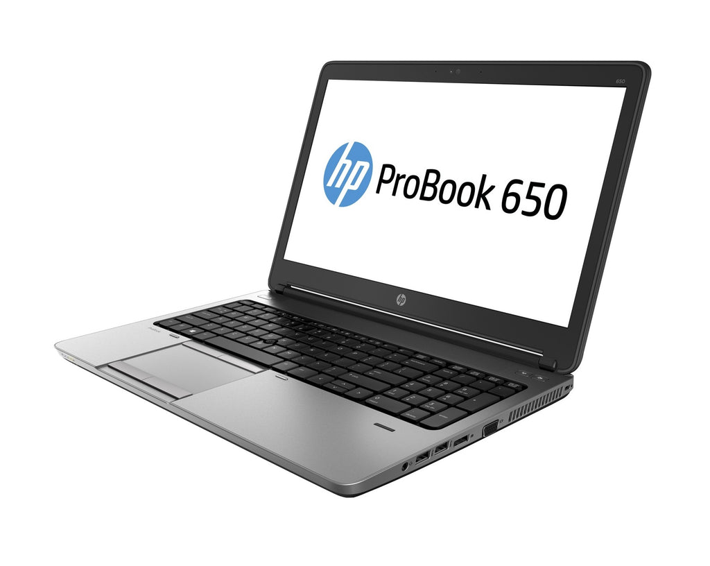 HP ProBook 650 G1 15.6" Laptop Core i3-4030U 1.9GHz, 8GB Ram, 120GB SSD, Webcam, Win 10 Pro - Coretek Computers