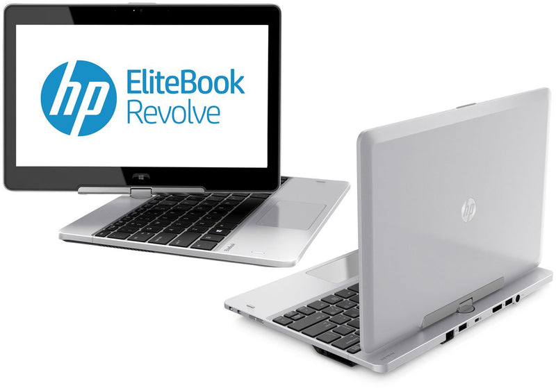 HP EliteBook Revolve 810 G2 Touch Screen Business Tablet PC - Intel Core i5 4th Gen 4200U (up to 2.60 GHz) 8 GB Memory, 128 GB SSD, Intel HD Graphics 4000, 11.6" 1366 x 768 res, Windows 10 Pro 64-Bit - Coretek Computers