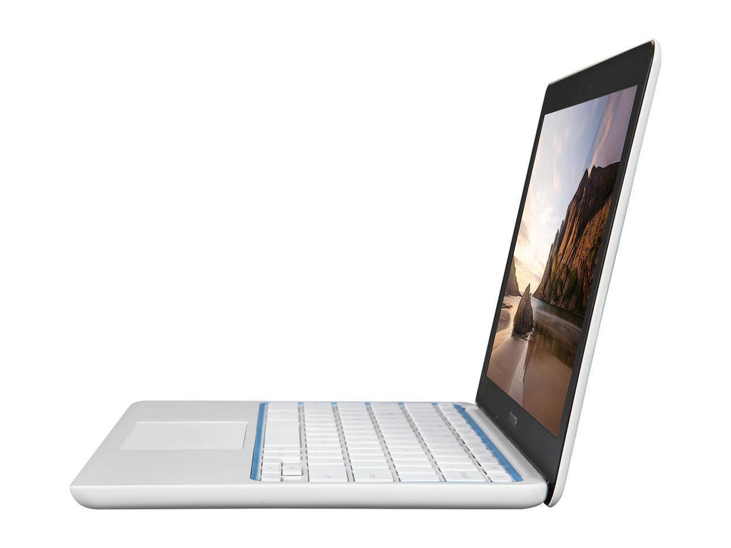 HP Chromebook 11 G1 White - Samsung Exynos 5250 Dual Core 1.70GHz 2GB RAM 16GB SSD 11.6" LED Screen WebCam Google Chrome OS - Coretek Computers