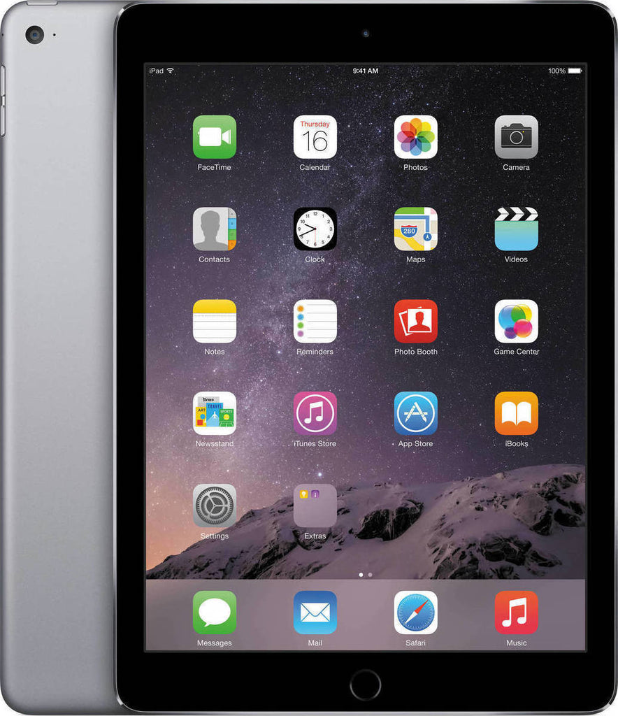 Apple iPad Air 2, 32GB, Wi-Fi, A1566 MNV22LL/A Space Gray - Coretek Computers